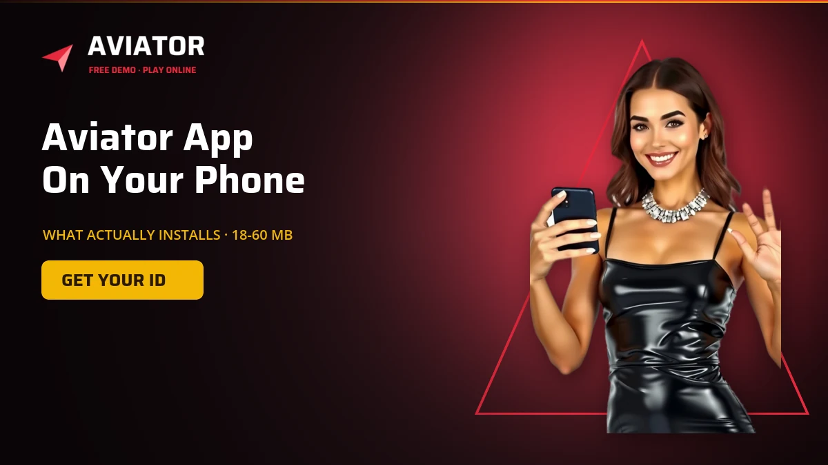 Aviator app installed on an Indian Android phone