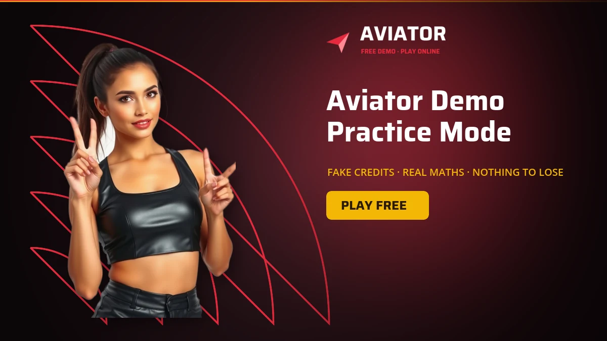 Aviator demo practice mode with fake credits and no real money